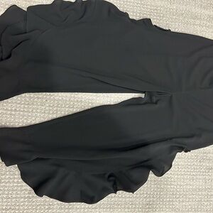 Amazing black cropped dressy wide leg oanta